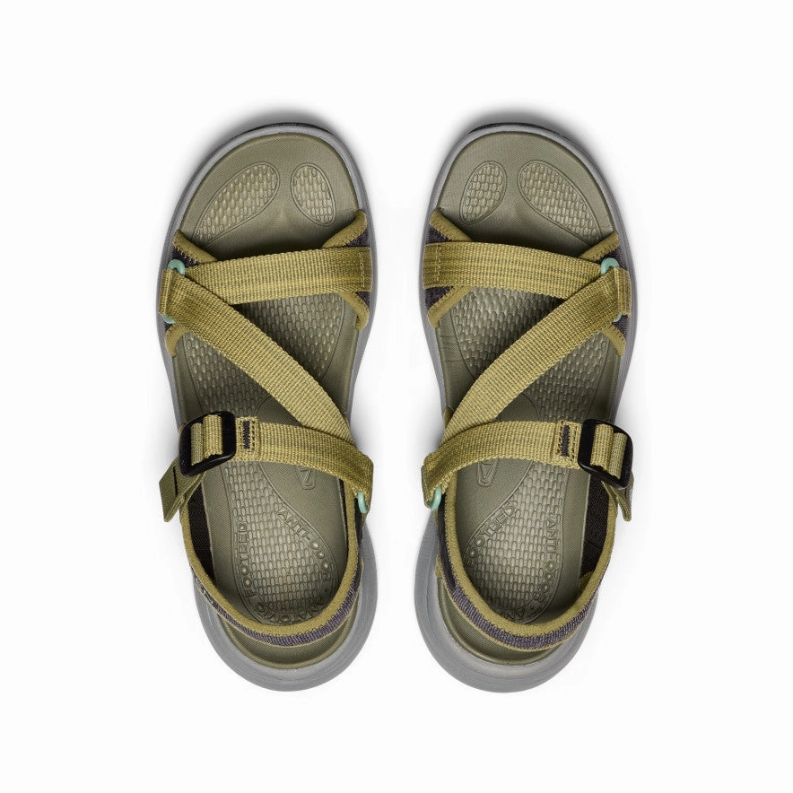 platform sandals Fashion Flip-flops Women's Leiki Open-Toe Sandal  |  Martini Olive/Granite Green