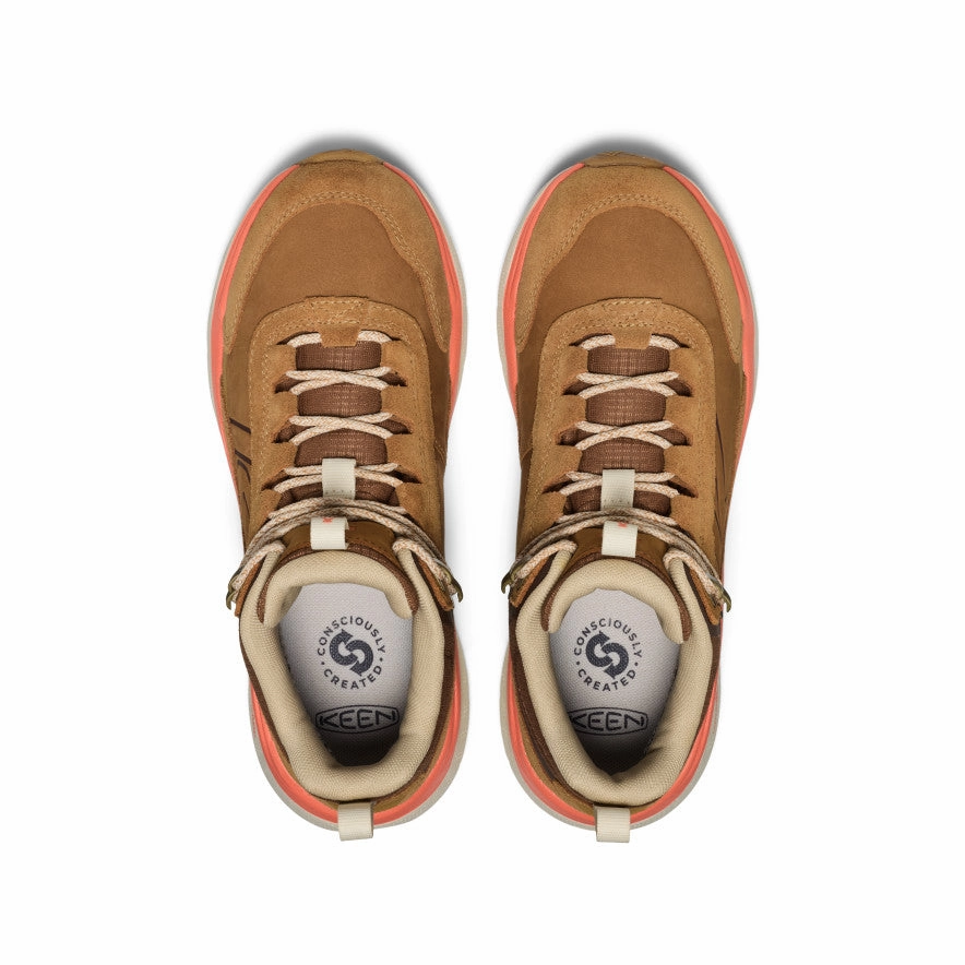 Mountain Path Women's Leiki Waterproof Leather Hiking Boot  |  Chipmunk/Birch