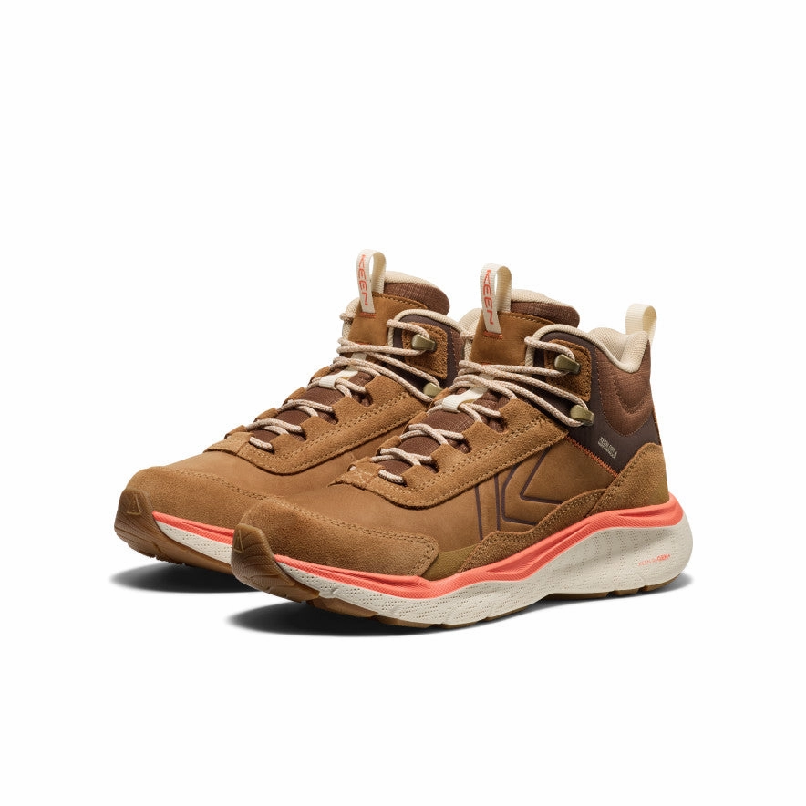 Protective Finish All Day Worker Women's Leiki Waterproof Leather Hiking Boot  |  Chipmunk/Birch