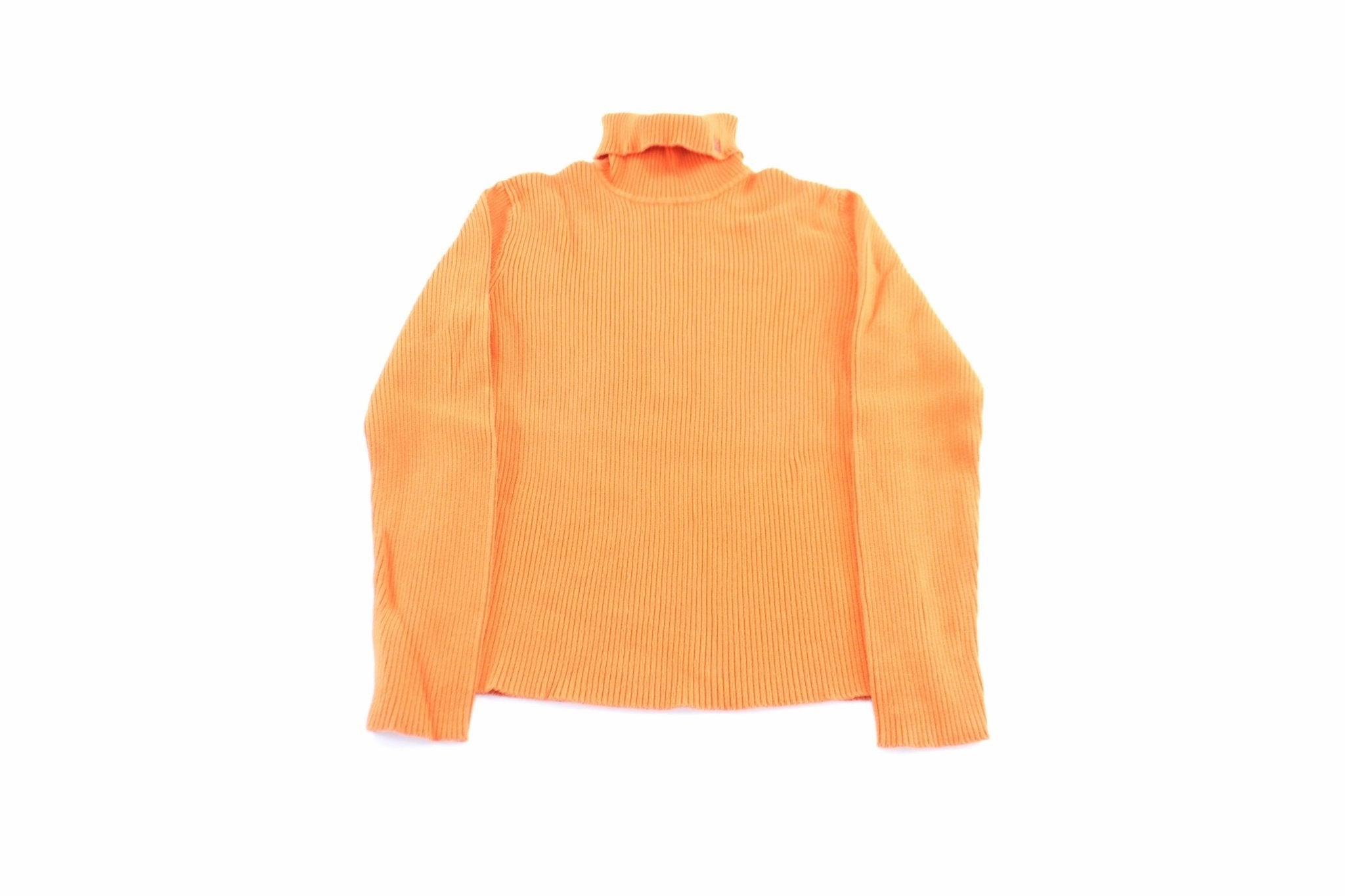 Cozy pieces sock accents Women's Ralph Lauren Orange Turtleneck Sweater