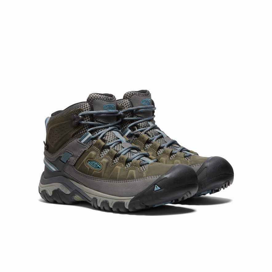 Breathable Rural Traveler Women's Targhee III Waterproof Mid  |  Magnet/Atlantic Blue