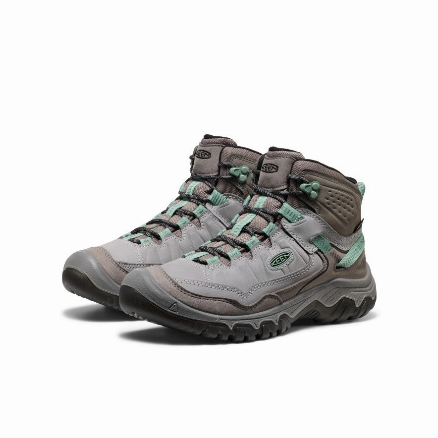 Low Profile Weekend Camping Outdoor Chore Women's Targhee IV Waterproof Hiking Boot  |  Alloy/Granite Green