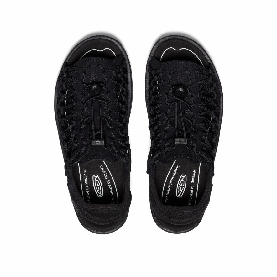 Women's UNEEK II Open-Toe Sneaker  |  Black/Black Ergonomic arch Unisex Appeal