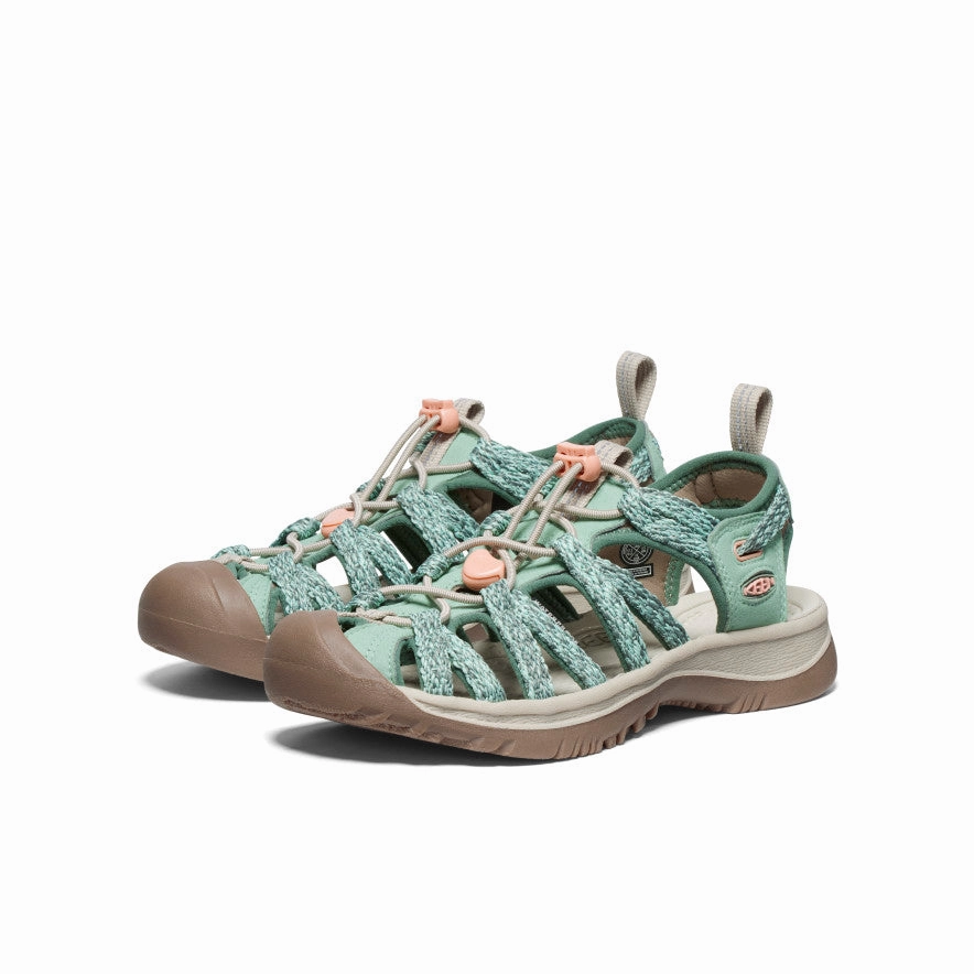 Adjustable Strap Travel Friendly Women's Whisper  |  Granite Green/Peach Parfait