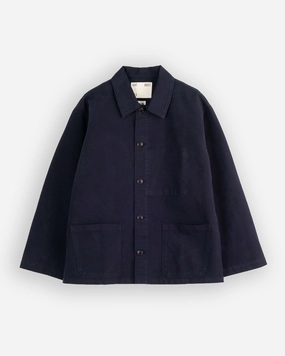 Coach Jacket Nebraska Cotton Inkt Blue Windblocker Protection Recommend