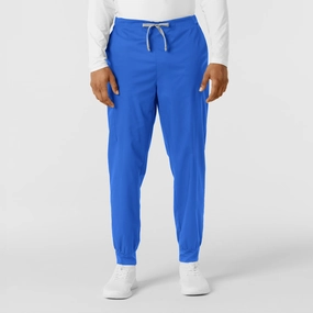 WORK Men's Cargo Jogger Scrub Pant - Royal Compact Storage