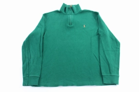 Relaxed Fit Hoodie product home friendliness Polo Ralph Lauren Embroidered Logo Green Pullover Sweater