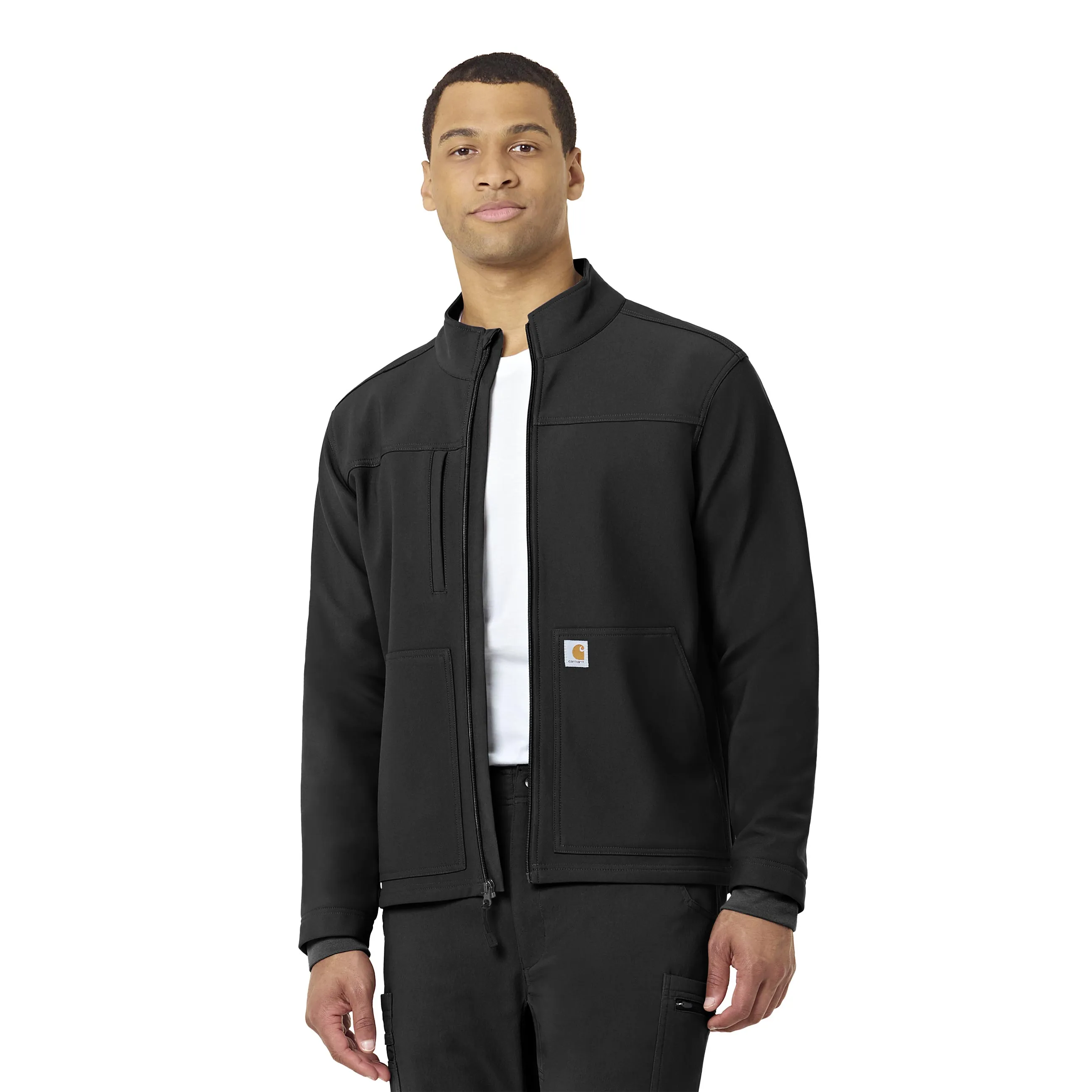 ShockAbsorbing Carhartt Rugged Flex Men's Bonded Fleece Jacket - Black