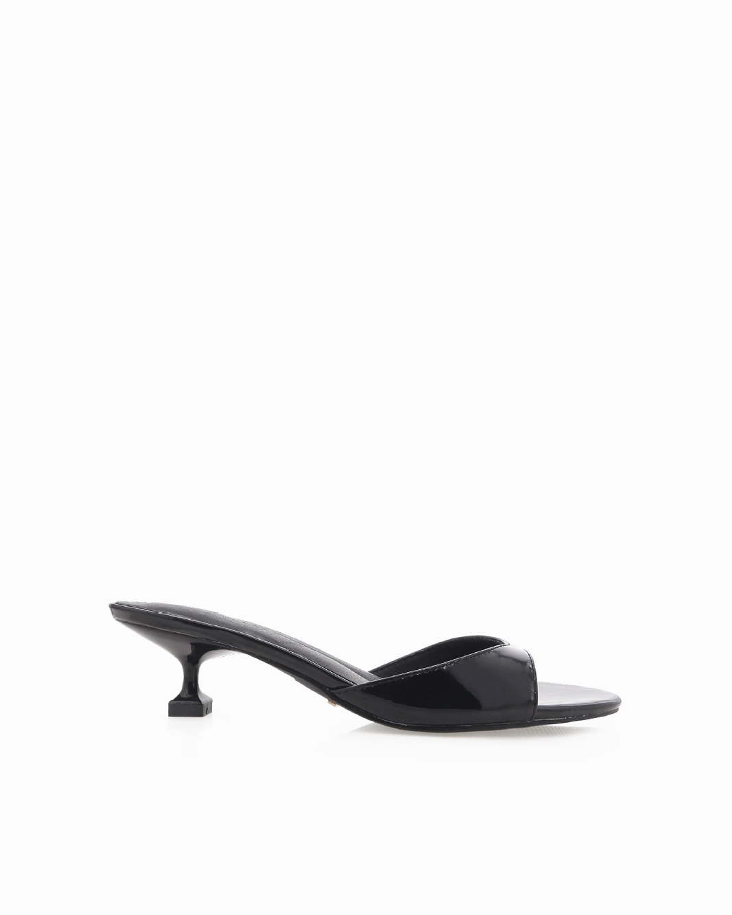 YASSER - BLACK PATENT Slip-On Heels