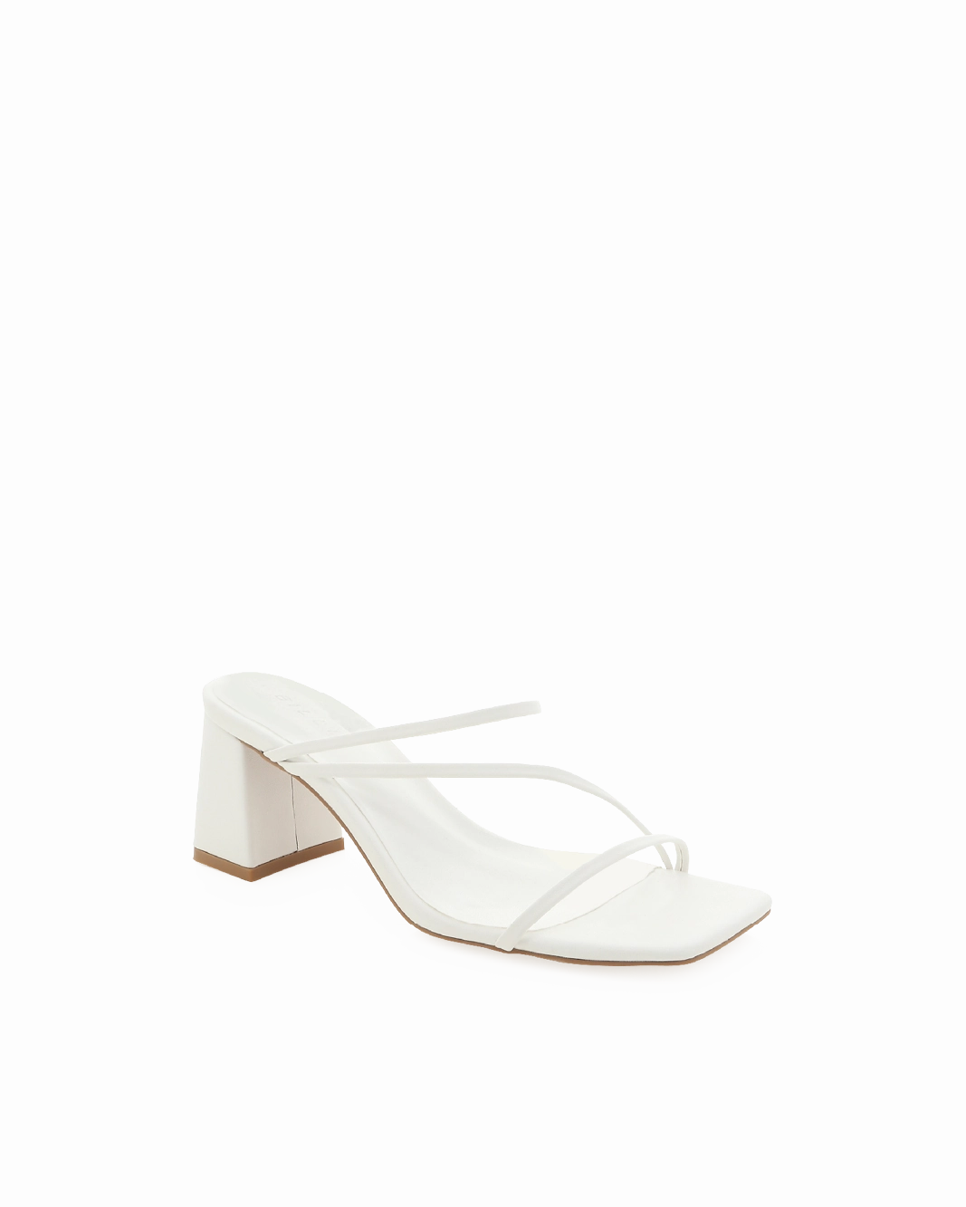 Metallic Heels Wear resistant YAZMIN 2.0 - WHITE