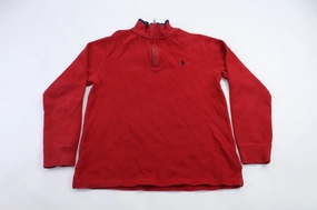 Youth Polo by Ralph Lauren Embroidered Quarter Zip Pullover product eco friendliness level
