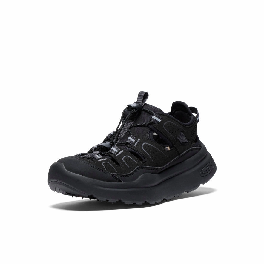 Women's WK450 Walking Sandal  |  Black/Black Lightweight EVA Midsole Enhanced Traction Nodes